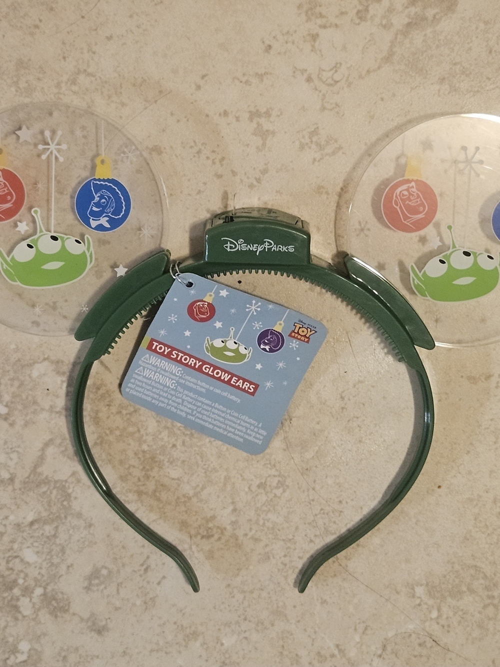 Disney Mickey Toy Story Glow Ears Headband - Green